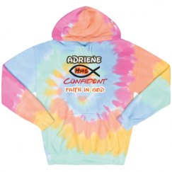 Unisex Tie-Dye Fleece Hoodie