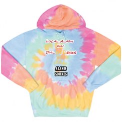 Unisex Tie-Dye Fleece Hoodie