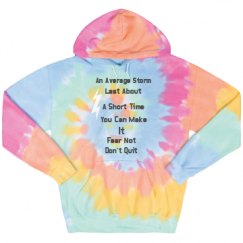 Unisex Tie-Dye Fleece Hoodie