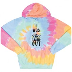 Unisex Tie-Dye Fleece Hoodie