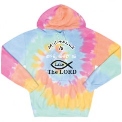 Unisex Tie-Dye Fleece Hoodie