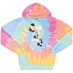 Unisex Tie-Dye Fleece Hoodie