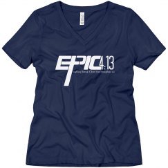 E.P.I.C. 4:13 - Women's V-Neck Shirt