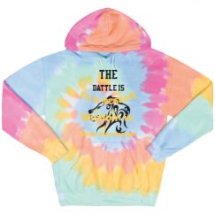 Unisex Tie-Dye Fleece Hoodie