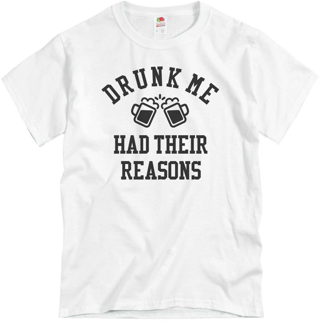 Funny Drinking Shirts Drunk Me Unisex Basic Promo T-Shirt