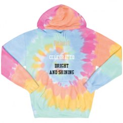 Unisex Tie-Dye Fleece Hoodie