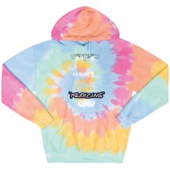 Unisex Tie-Dye Fleece Hoodie