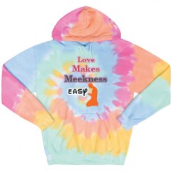 Unisex Tie-Dye Fleece Hoodie