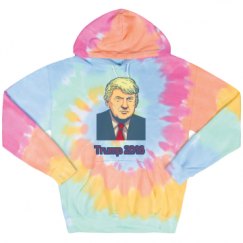 Unisex Tie-Dye Fleece Hoodie