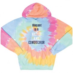 Unisex Tie-Dye Fleece Hoodie