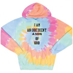 Unisex Tie-Dye Fleece Hoodie