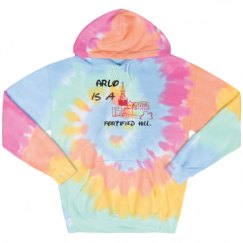 Unisex Tie-Dye Fleece Hoodie