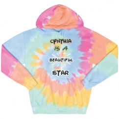 Unisex Tie-Dye Fleece Hoodie