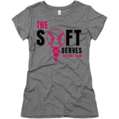 Ladies Slim Fit Super Soft Triblend Tee