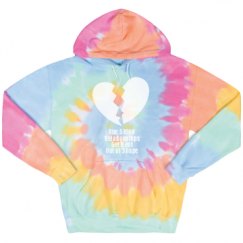 Unisex Tie-Dye Fleece Hoodie