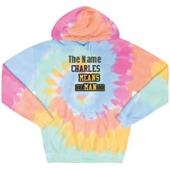 Unisex Tie-Dye Fleece Hoodie