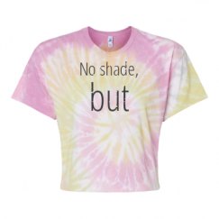 Women's Tie Dye Crop Top Tee