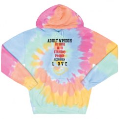 Unisex Tie-Dye Fleece Hoodie