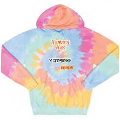 Unisex Tie-Dye Fleece Hoodie