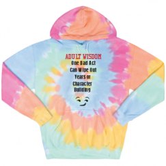 Unisex Tie-Dye Fleece Hoodie