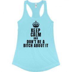 Ladies Slim Fit Racerback Tank Top