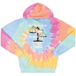 Unisex Tie-Dye Fleece Hoodie